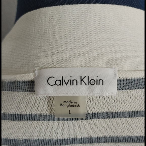 Calvin Klein Crop Sheer Sweater Cardigan - Picture 2 of 7